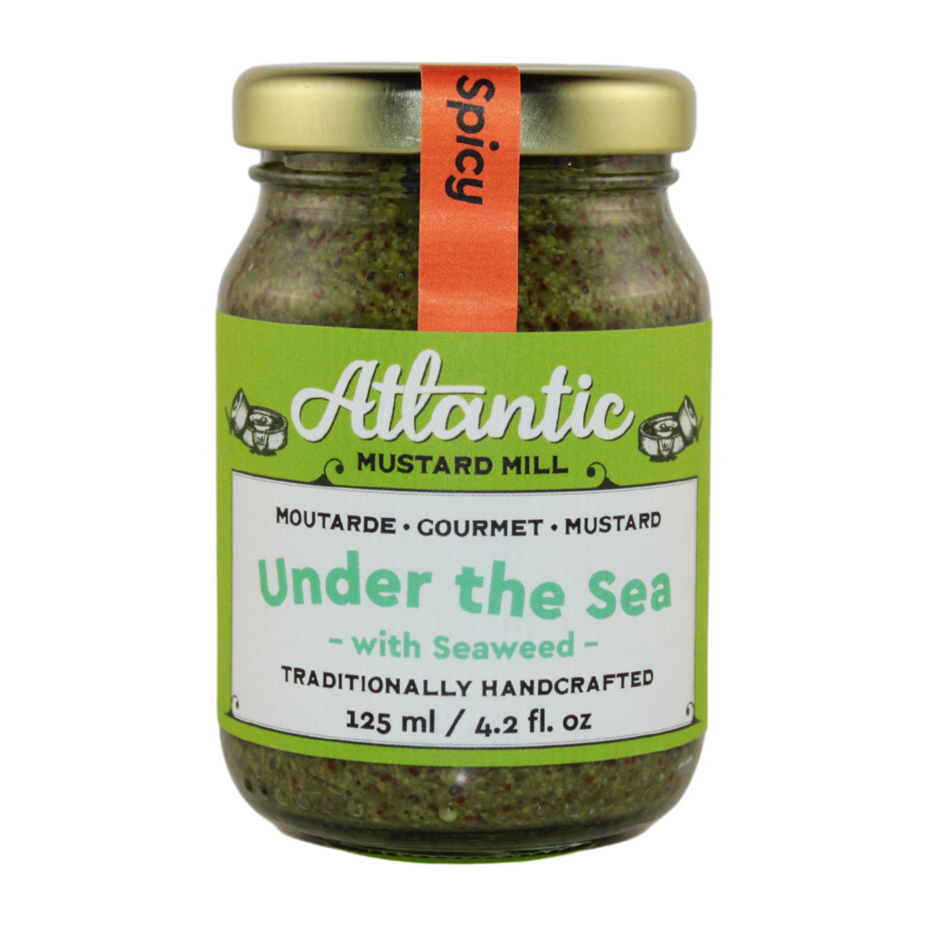 A jar of mustard with seaweed - Under the Sea