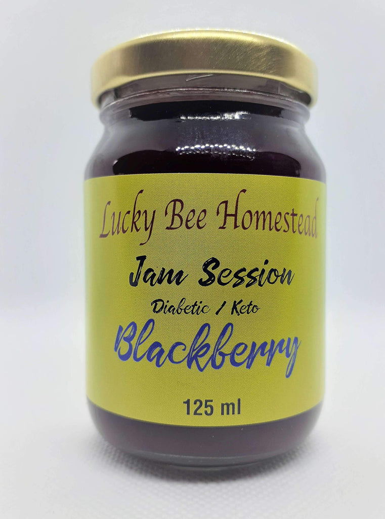 A jar of Blackberry Jam