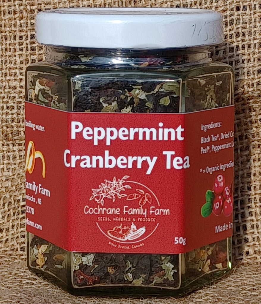 Peppermint Cranberry Tea - Certified Organic